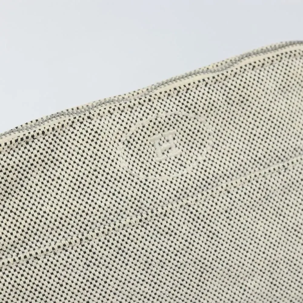 Hermes Canvas Bolide PM Pouch Gray